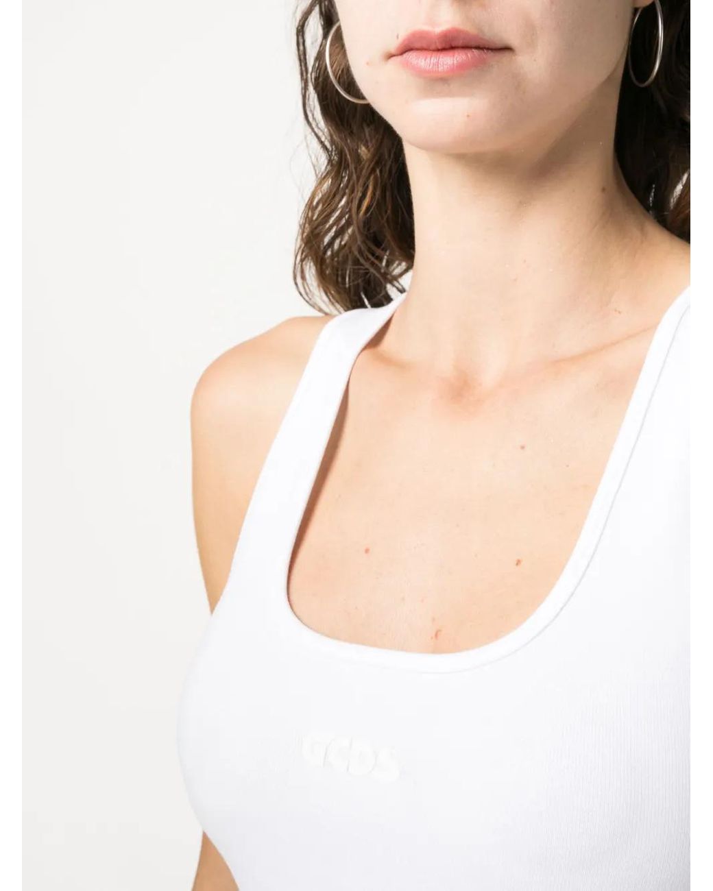 Gcds White Jersey Top