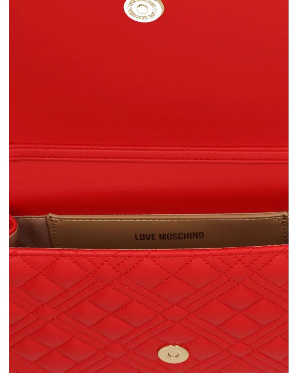 Sac À Bandoulière À Design Matelassé Love Moschino en coloris Red