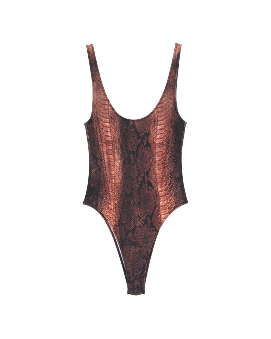 Jean Paul Gaultier Red Maillot De Bain À Détails De Volants