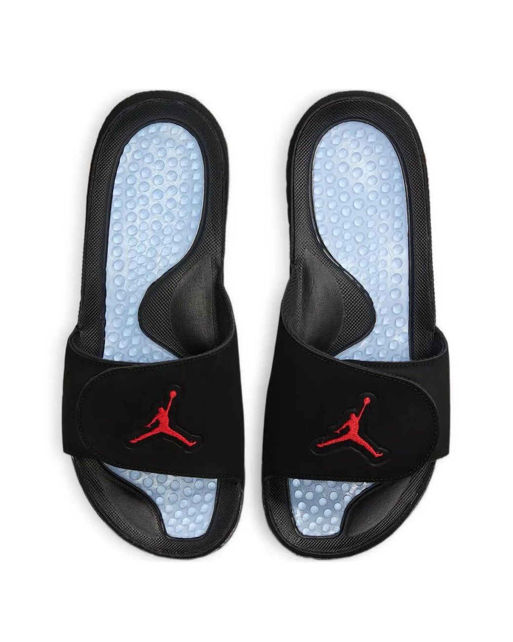 Nike Black Hydro 5 "Metallic" Slides for men