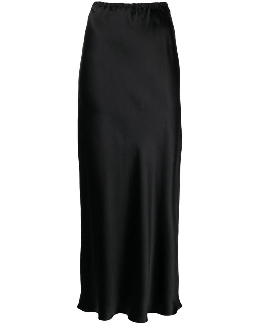 Gilda & Pearl Aria Silk Maxi Skirt in Black | Lyst