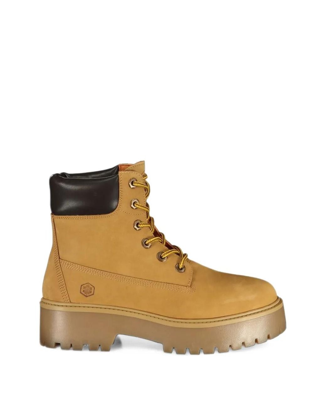 Lumberjack Brown Ersilia Lace-Up Leather Boots