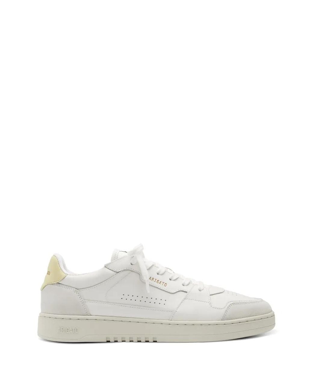 Axel Arigato White Dice Lo Perforated Sneakers for men