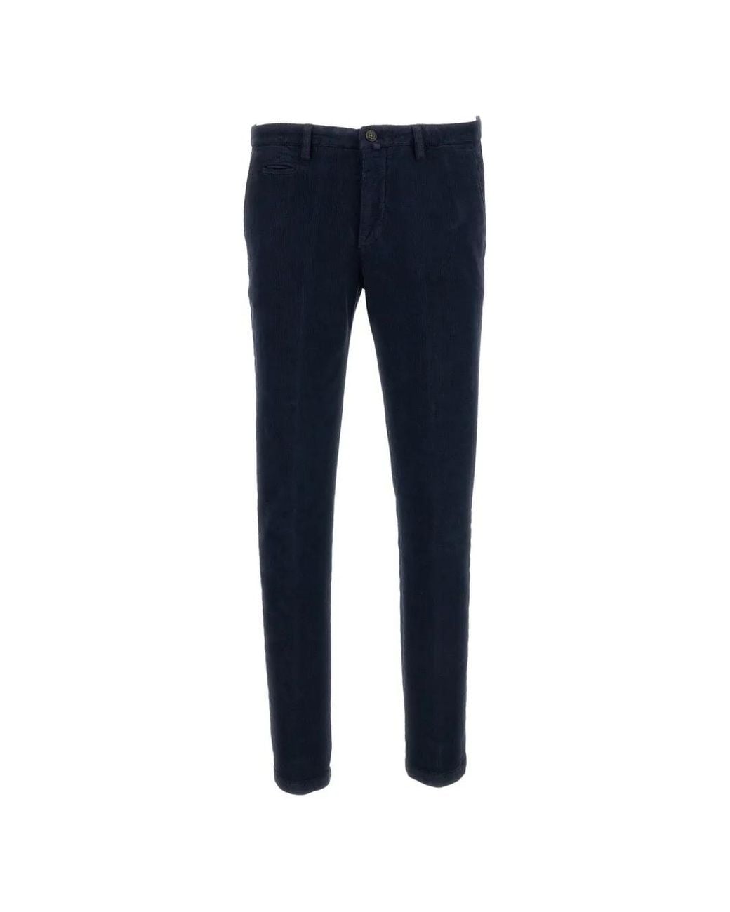 Briglia 1949 Blue Pantalon Slim En Velours Côtelé for men