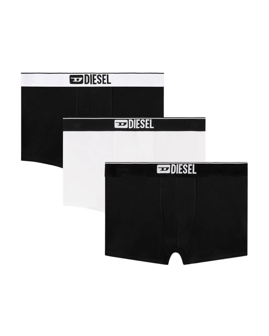 DIESEL Black Damien Boxers (Pack Of Three) for men