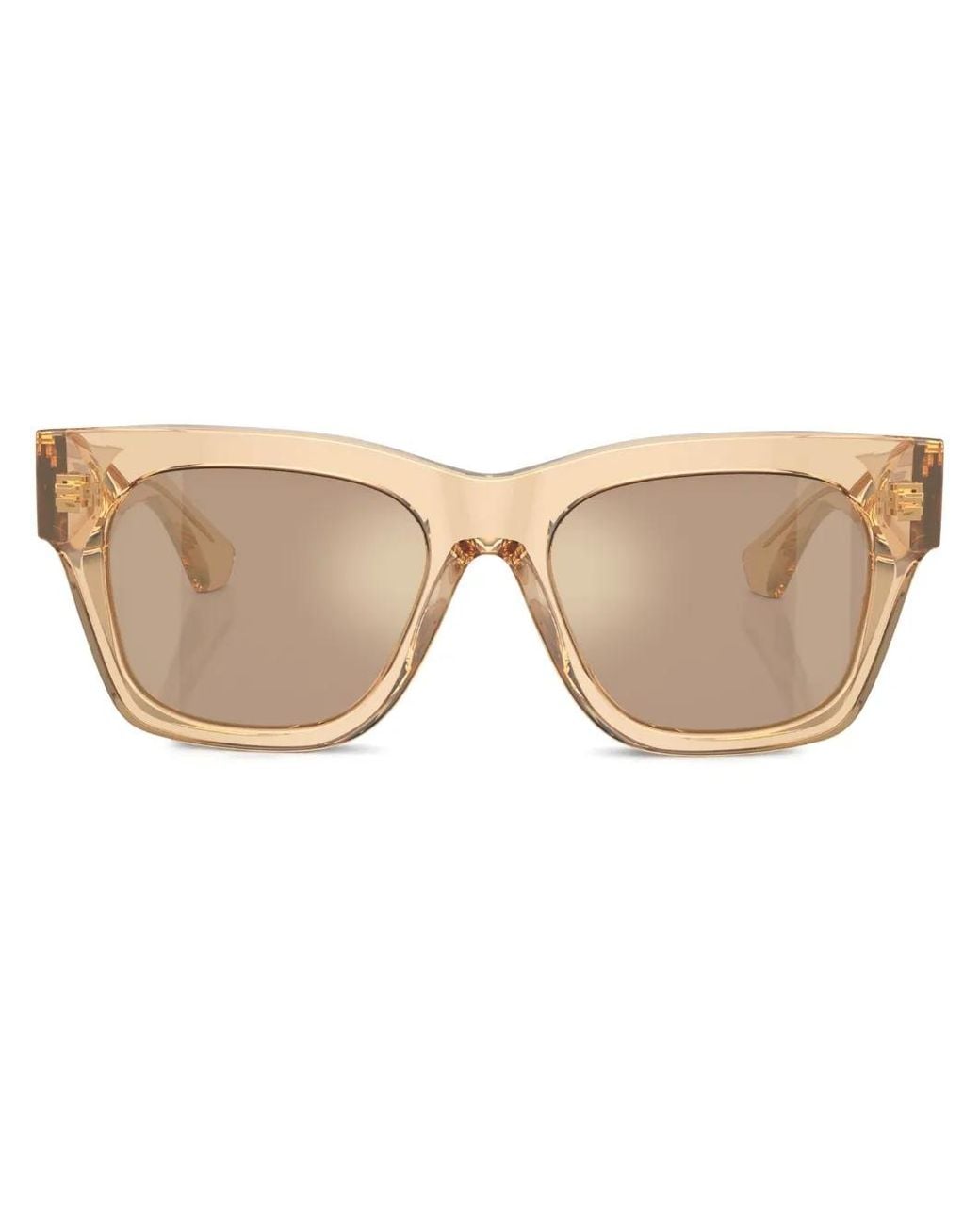 Burberry Natural Transparent Wayfarer-Frame Sunglasses
