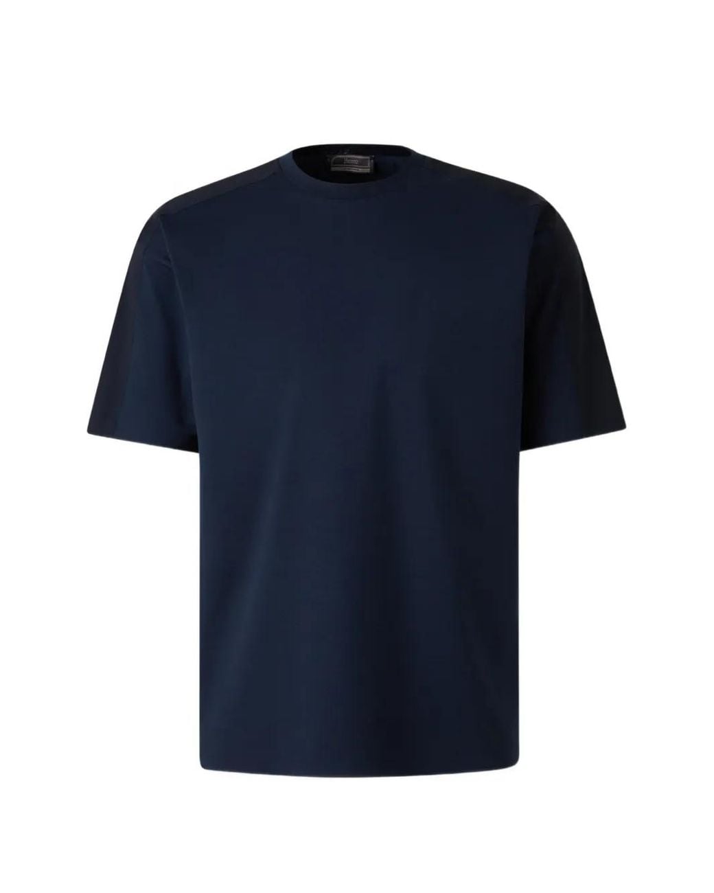 Herno Blue T-Shirt En Jersey for men