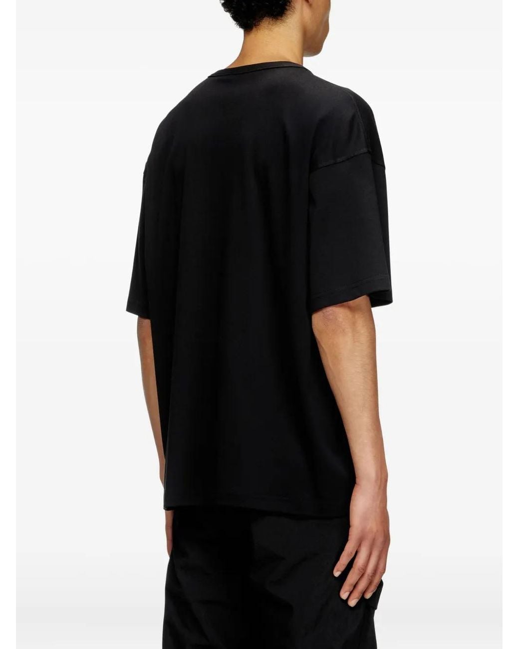 DIESEL Black T-Boxt-T6 T-Shirt for men