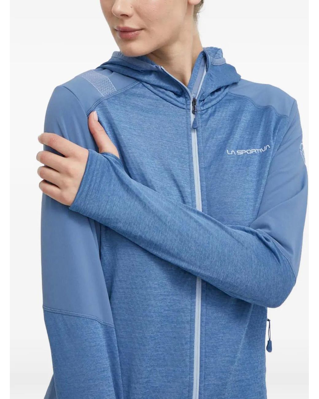 La Sportiva Blue Hooded Track Jacket