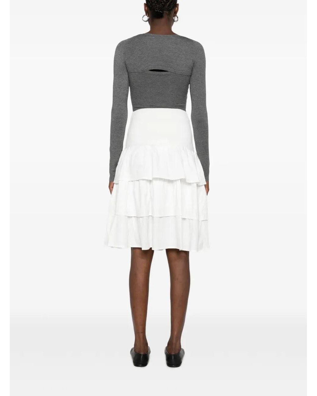 GIMAGUAS Joan Midi-Rok in het White