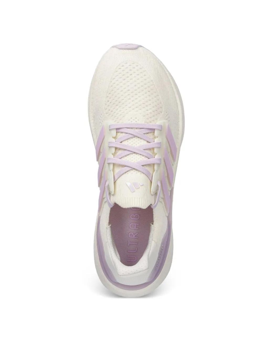 Adidas White Ultraboost 5 Lace-Up Sneakers