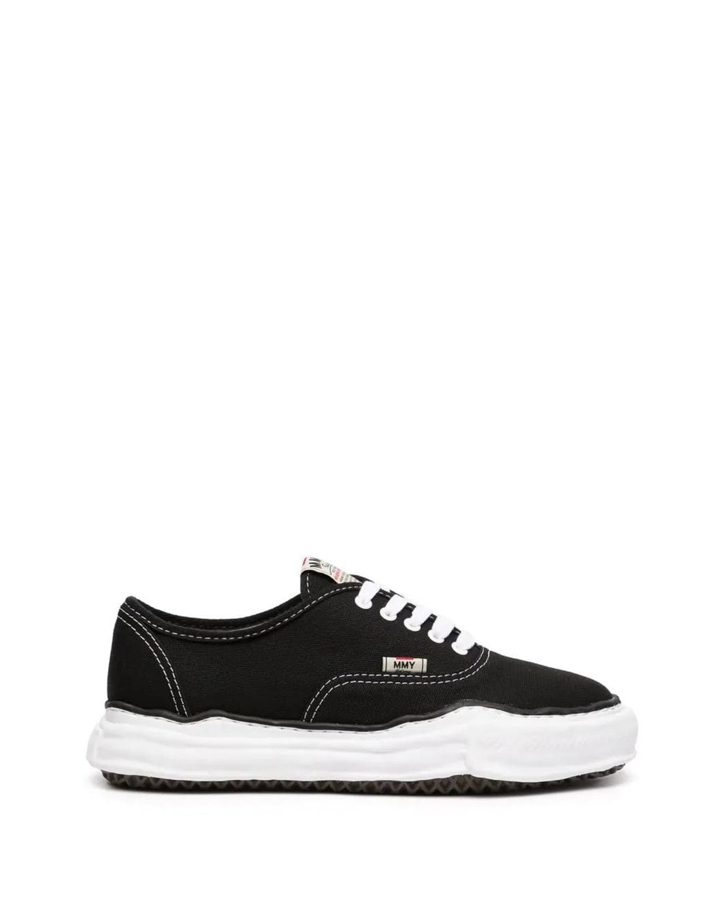 Maison Mihara Yasuhiro White Low-Top Sneakers "Baker" Original Sole
