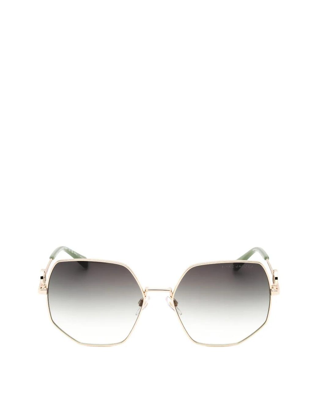 Marc Jacobs Metallic Geometric-Frame Sunglasses