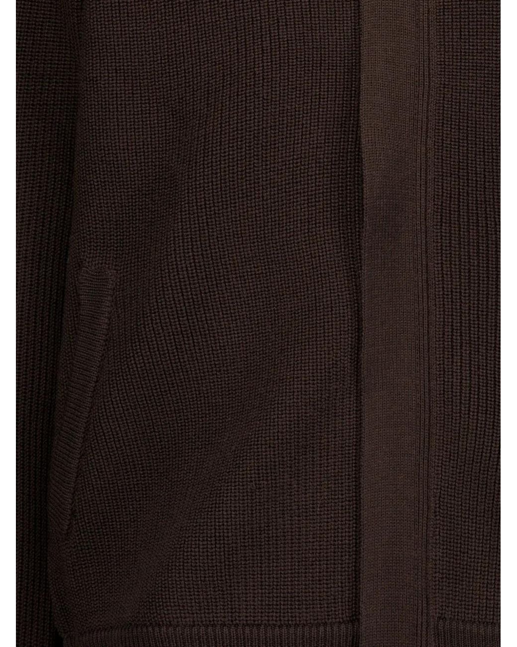 Premiata Black Veste Nervurée À Manches Raglan for men