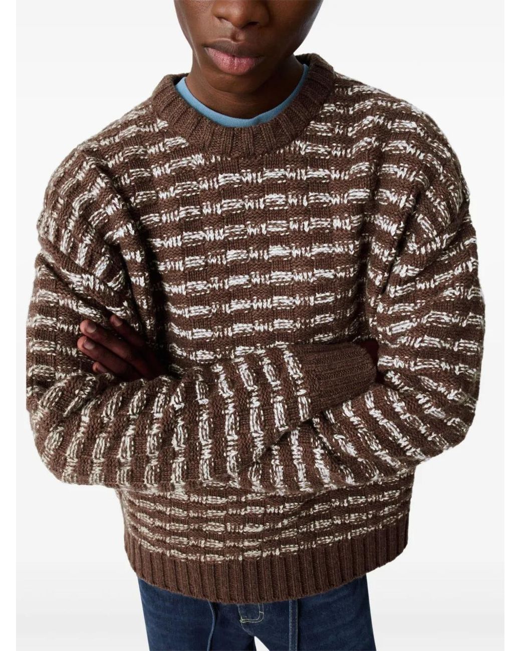 Pull Sonar À Rayures Axel Arigato pour homme en coloris Brown