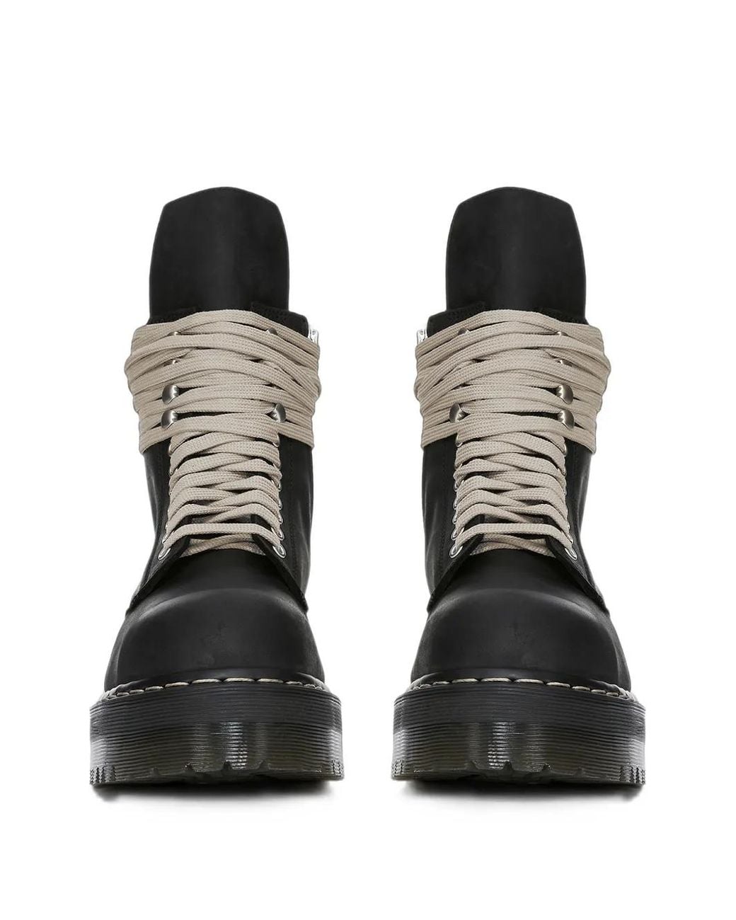 Dr. Martens Black X Rick Owens Quad Sole Boots for men
