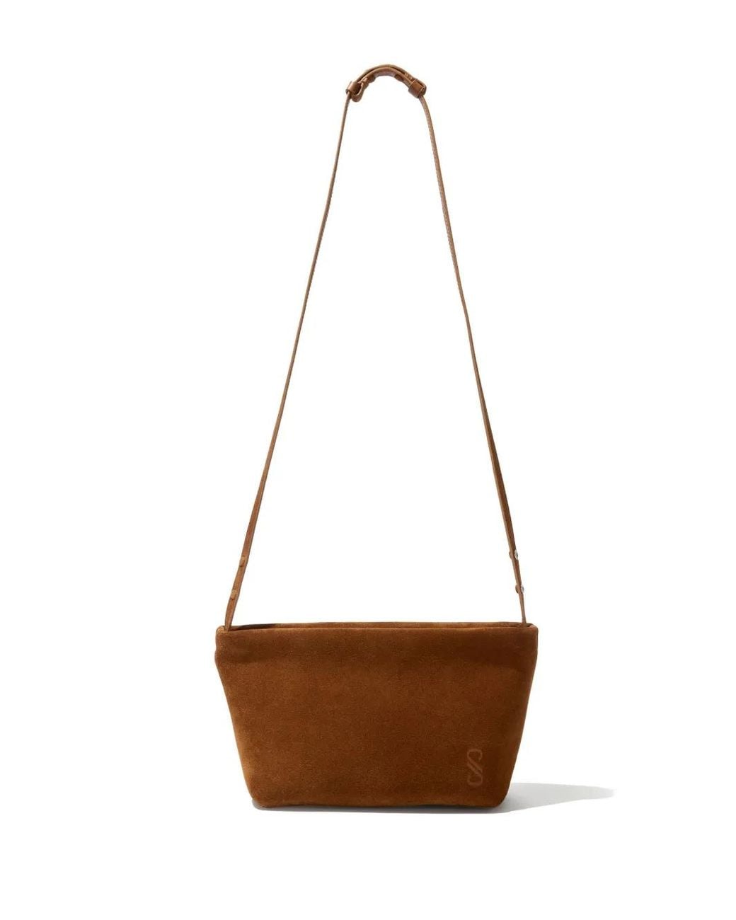 Proenza Schouler Brown Bond Suede Shouler Bag