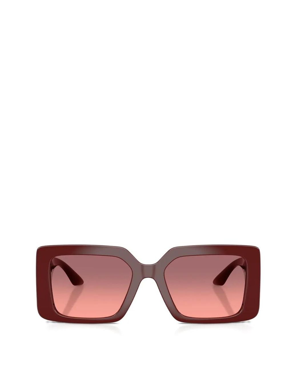 Versace Pink Square-Frame Sunglasses