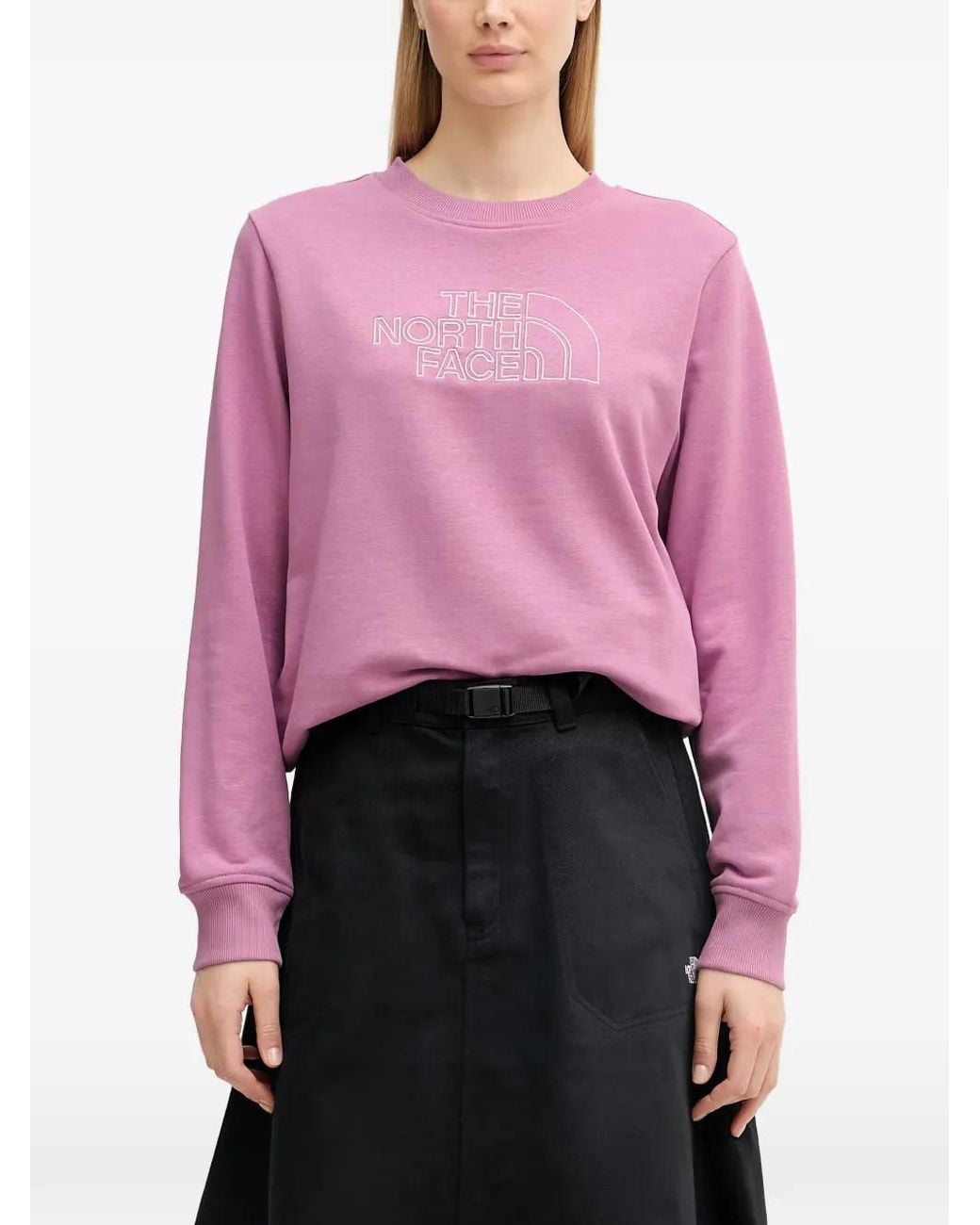 The North Face Pink Drew Peak Light Sweatshirt