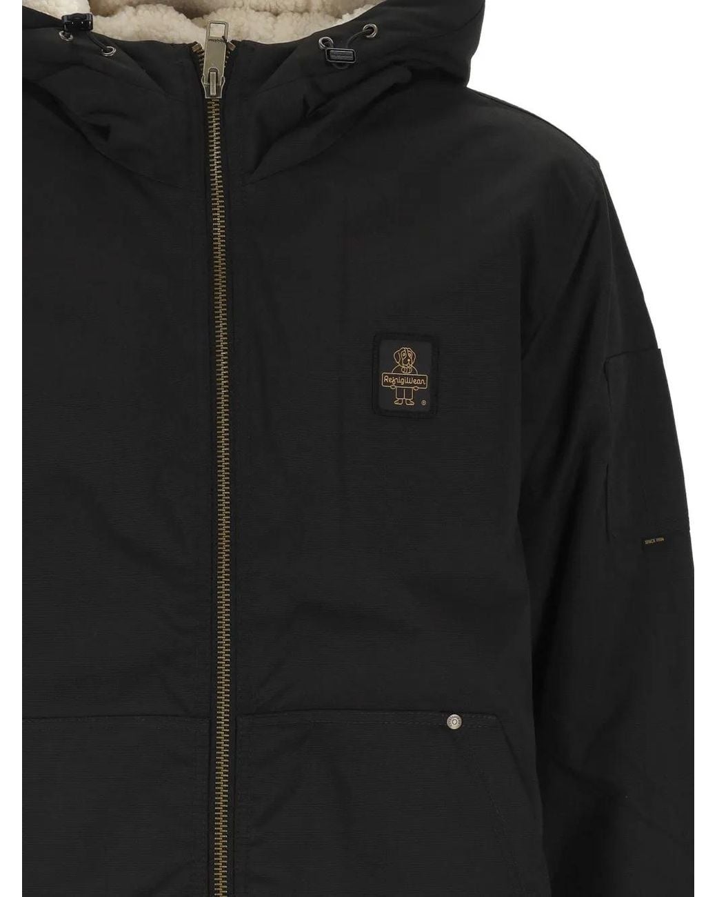 Refrigiwear Black Libra Hooded Jacket for men