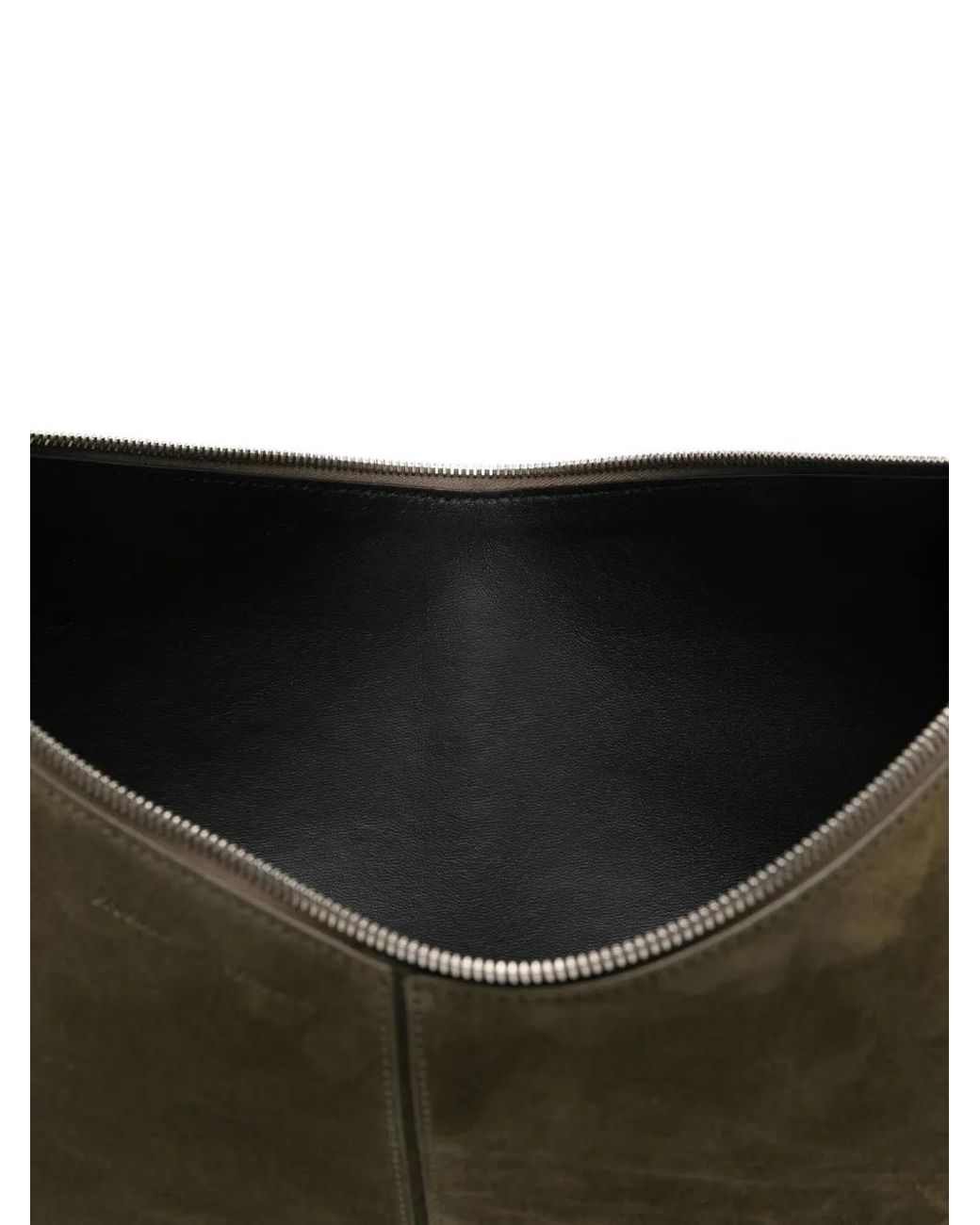 Proenza Schouler Gray Slide Suede Shoulder Bag