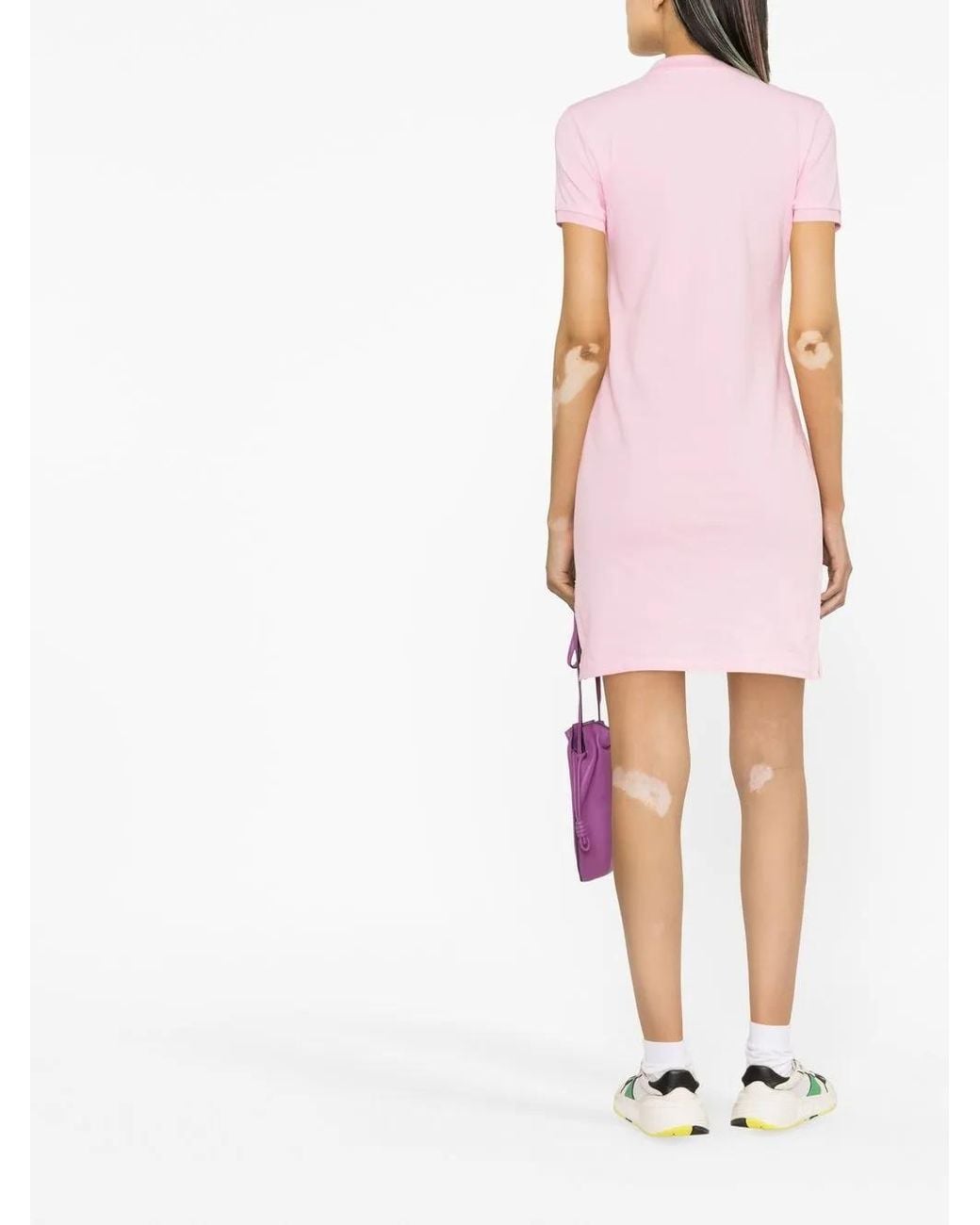 Polo Ralph Lauren Pink Signature Crest Polo Mini Dress