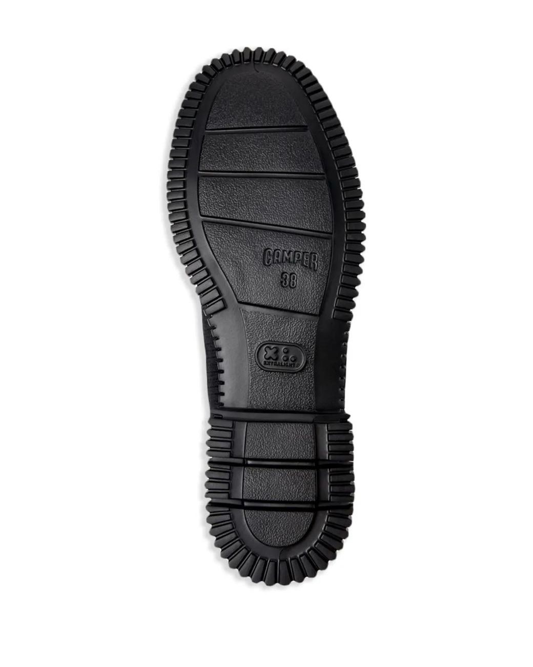 Camper Black Recycled Pix Lace-Up Boots