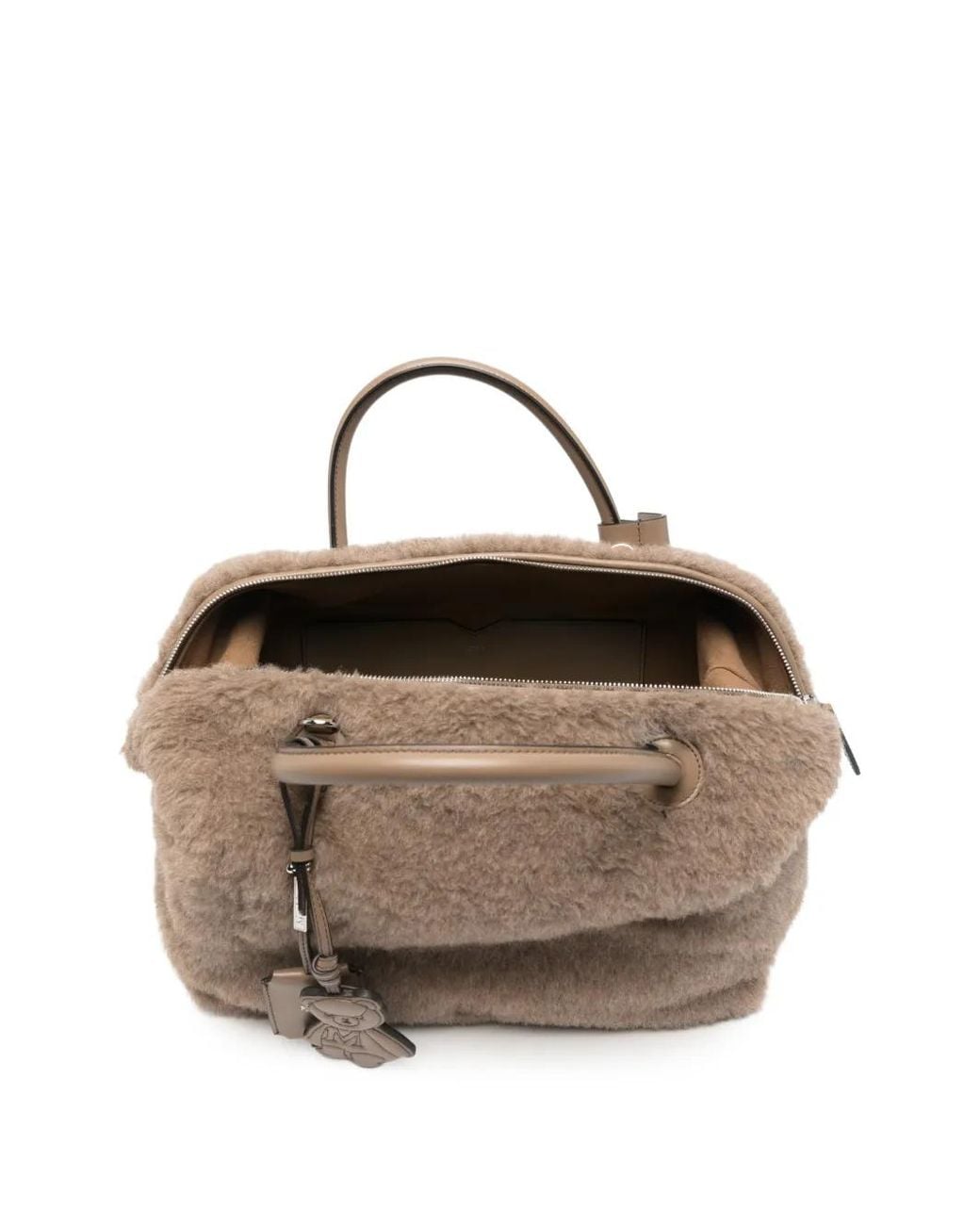 Borsa Tote Teddy di Max Mara in Brown