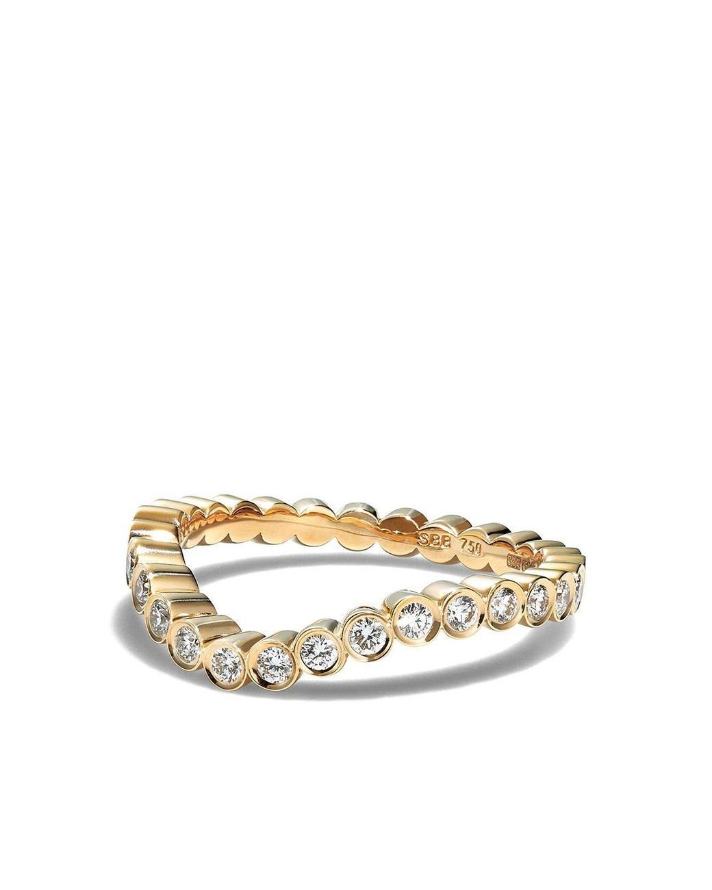 Sophie Bille Brahe 18k Yellow Gold Grace Diamond Ring in Metallic - Lyst