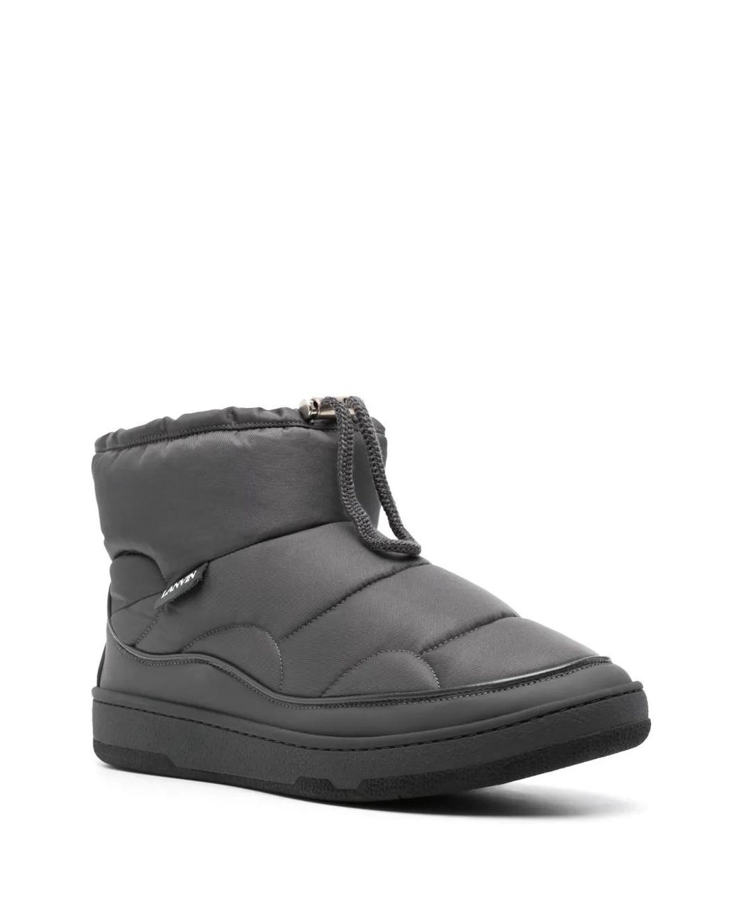 Lanvin Black Padded Ankle Boots for men