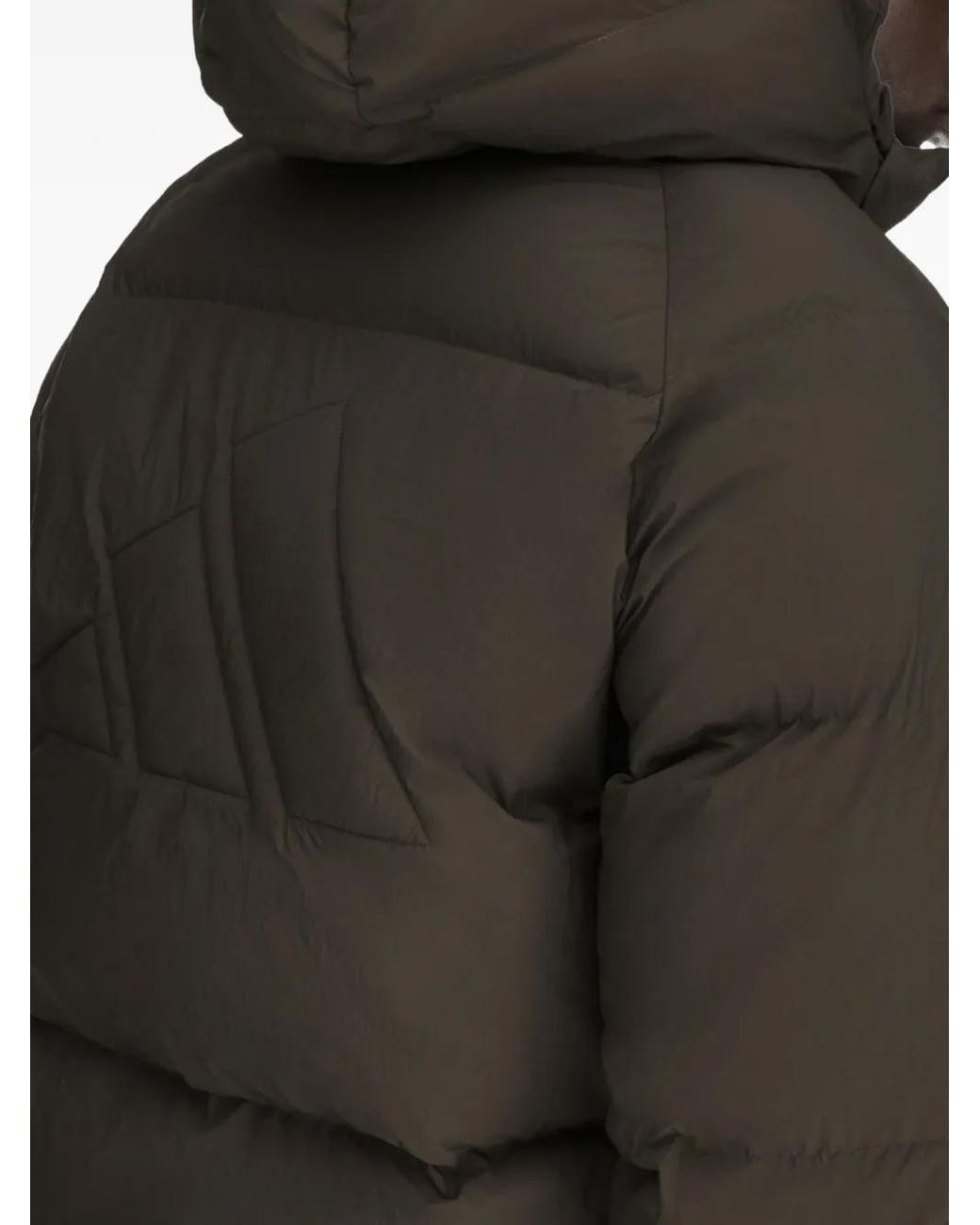 Arte' Gray Reversible Hooded Puffer Jacket for men