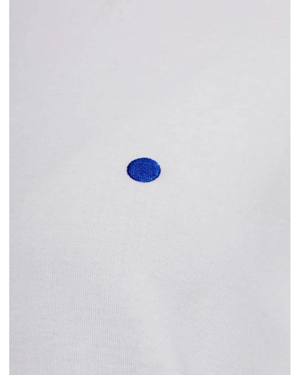 Jil Sander White Embroidered-Dot T-Shirt