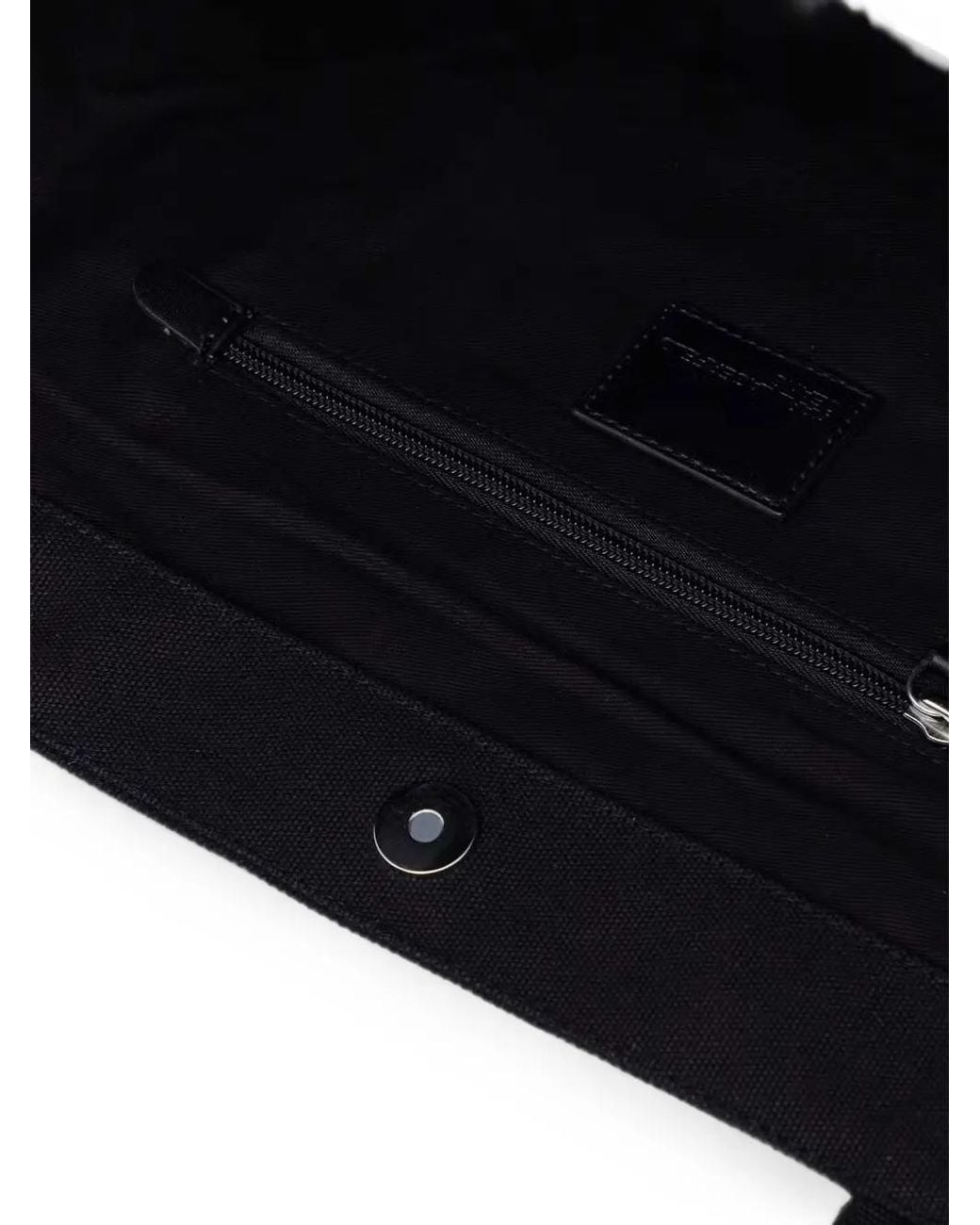 Karl Lagerfeld Black Graphic-Print Tote Bag