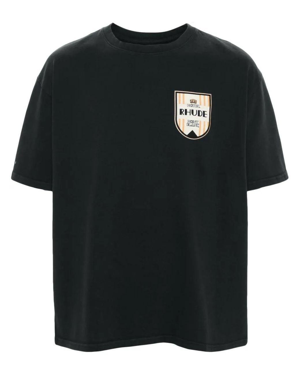 Rhude Black 'Mont-Blanc Hotel T-Shirt T-Shirt for men