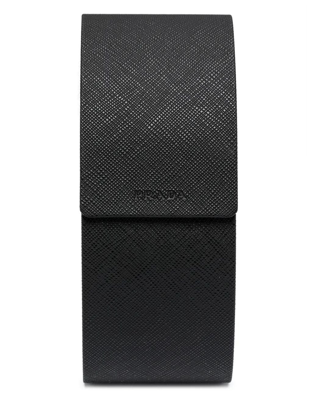 Prada Gray Oval-Frame Sunglasses