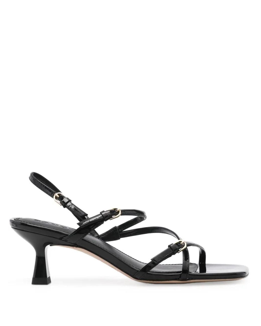 Sandro Black Sandals With Straps