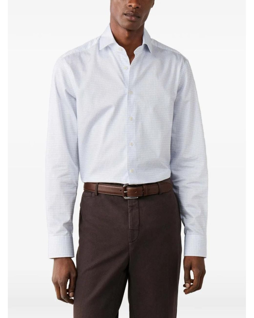 Hackett Hemd Mit Graph-Karo in White für Herren