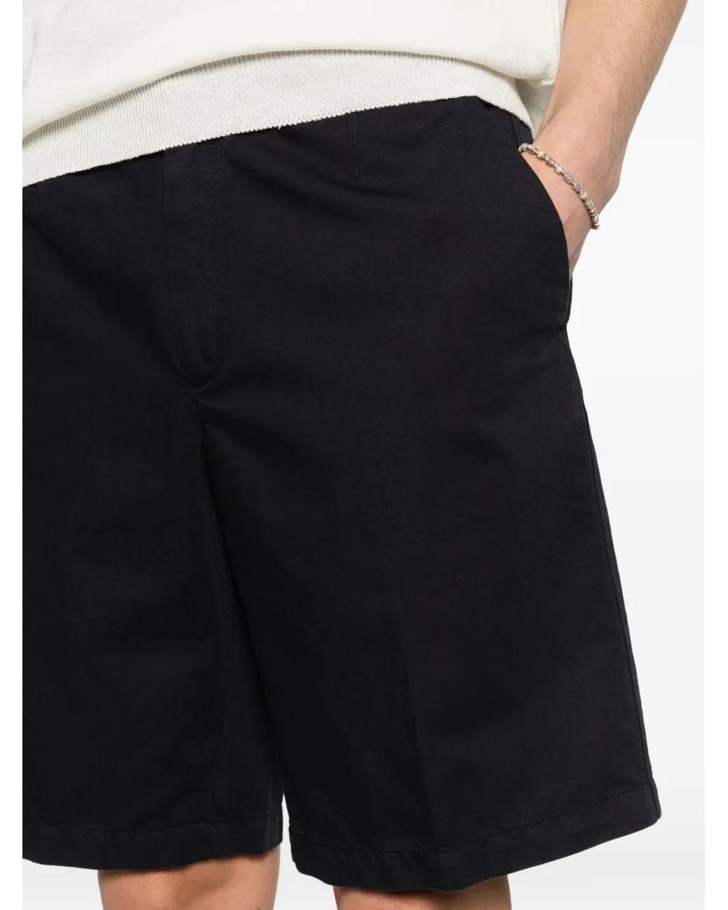 Zegna Black Pocket Shorts for men