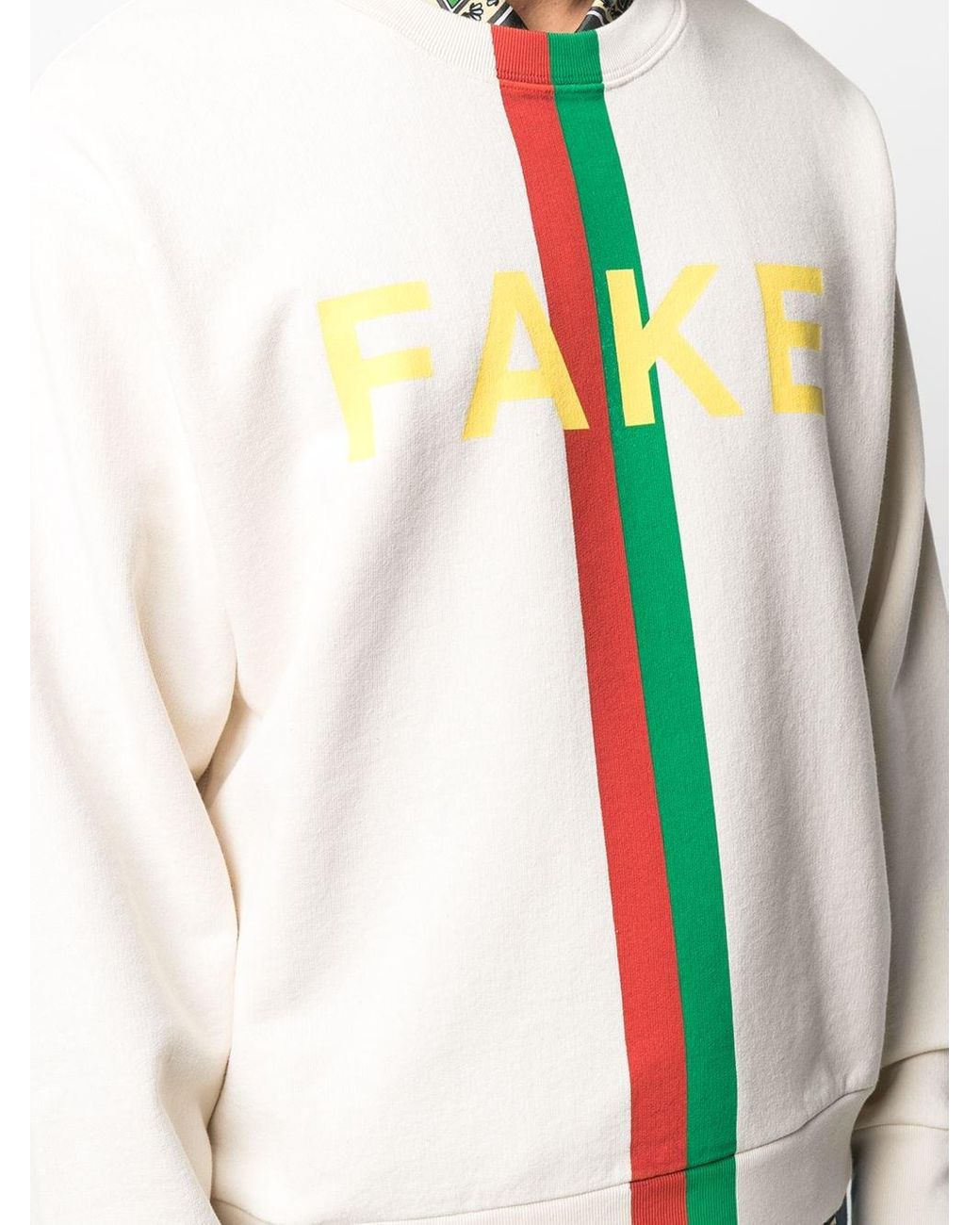 Gucci Fake not print Sweatshirt for Men Lyst