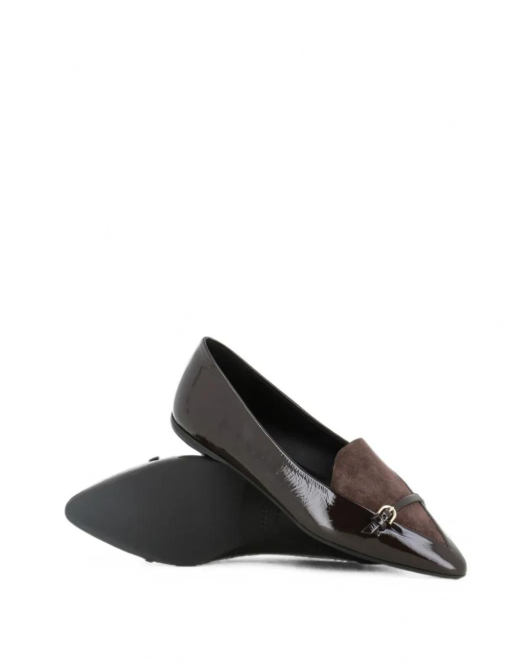 Roberto Del Carlo White Ballerines À Bout Pointu