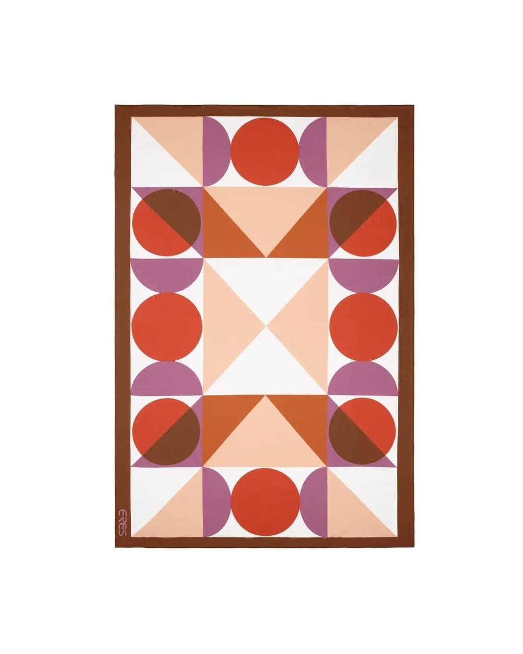 Eres Red Luisa Geometric-Print Sarong