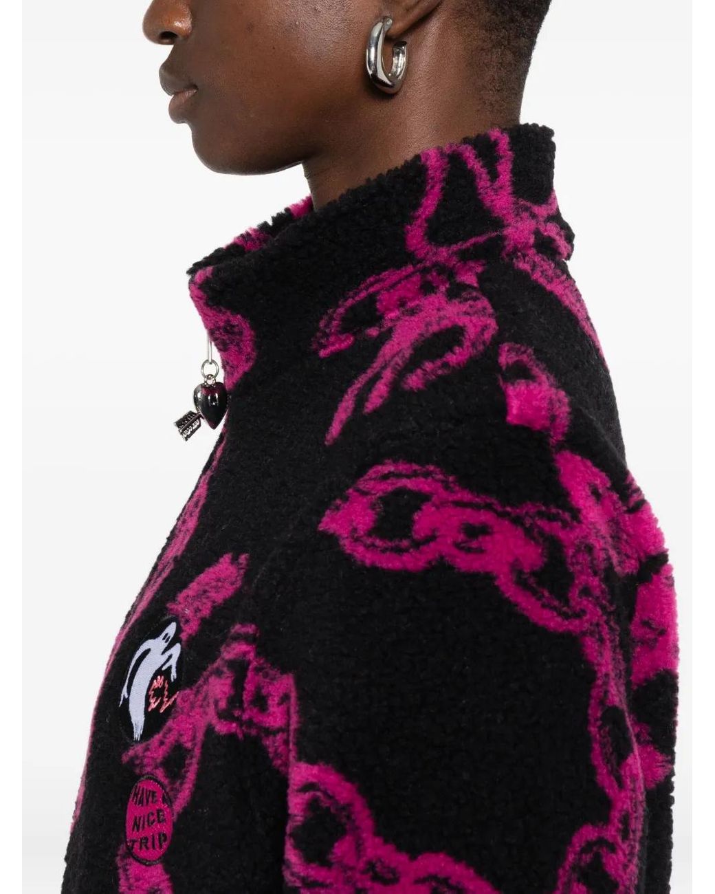 Chopova Lowena Red Charm Party Sweatshirt