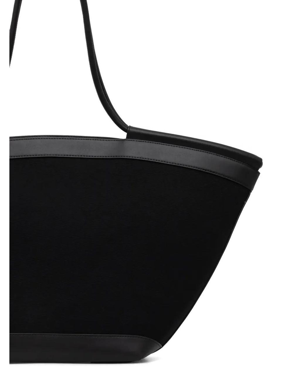Karl Lagerfeld Black Logo-Detail Tote Bag