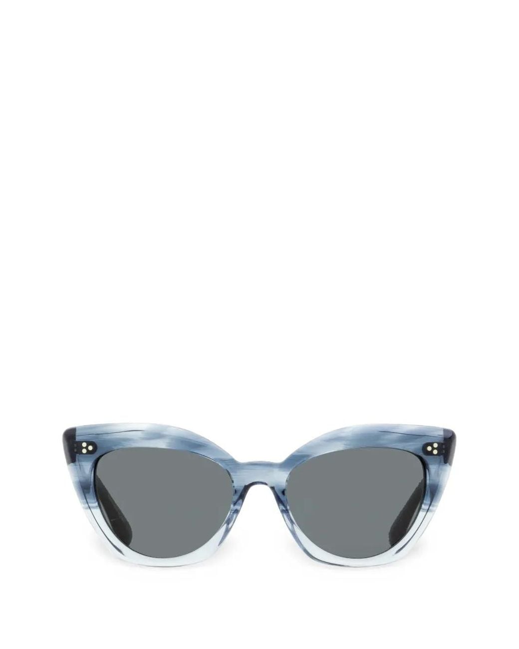 Oliver Peoples Gray Laiya Cat-Eye Frame Sunglasses