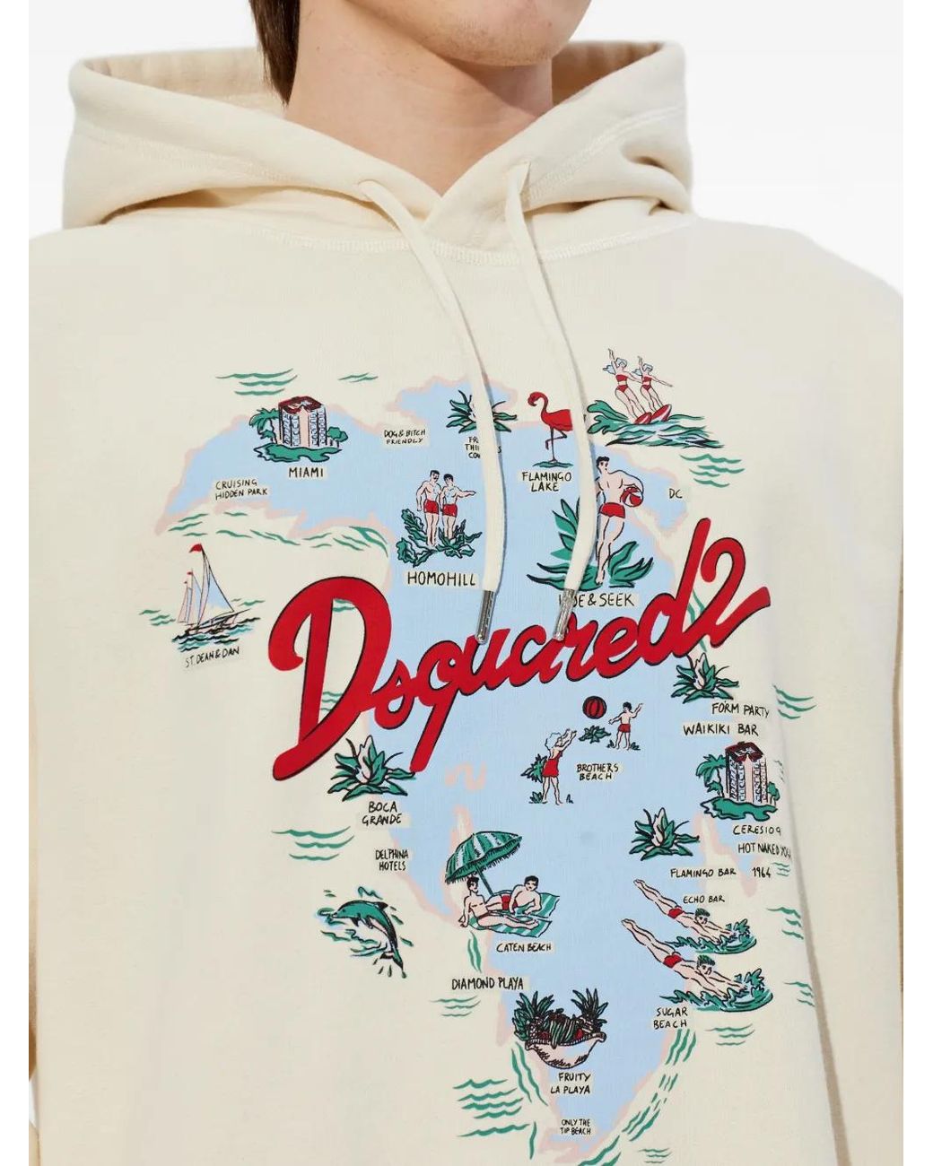 Hoodies DSquared² de hombre de color White