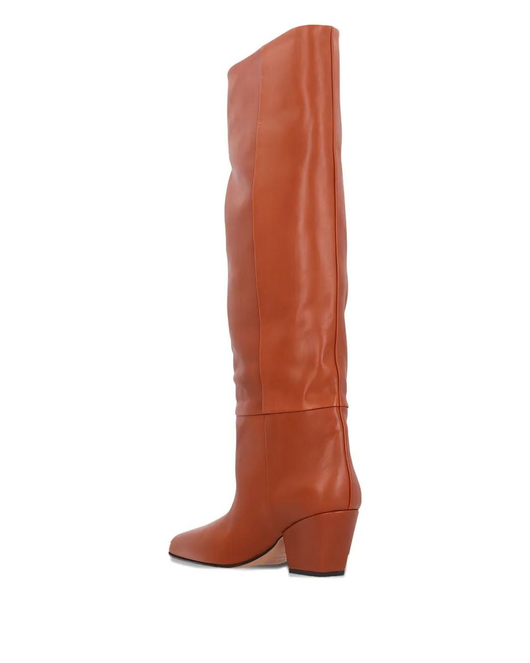 Paris Texas Brown 60Mm Jane Leather Knee-High Boots