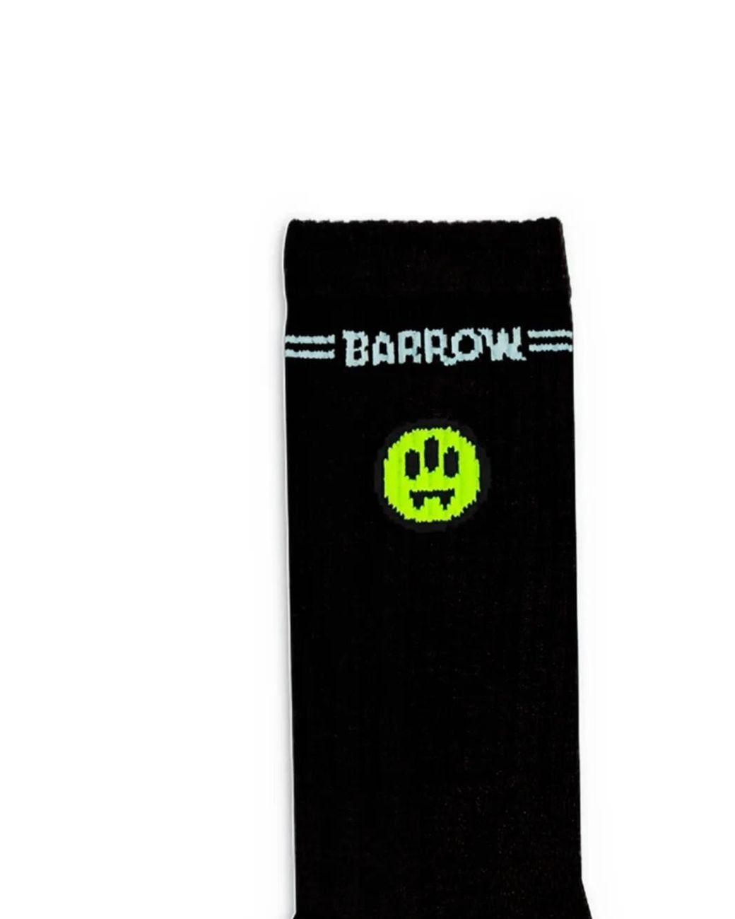 Barrow Black Logo-Graphic Socks