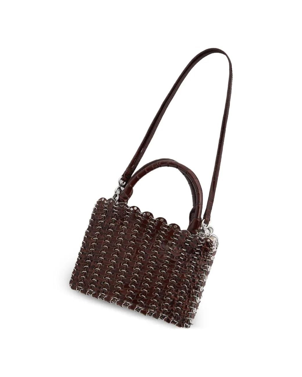 Rabanne Brown 1969 Flip Bag