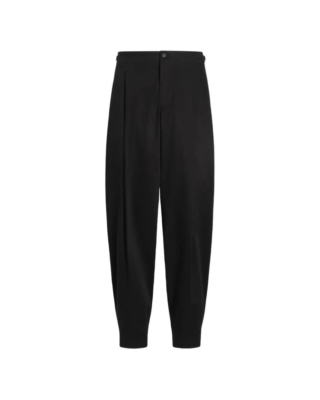 Dolce & Gabbana Black Cotton Trousers for men