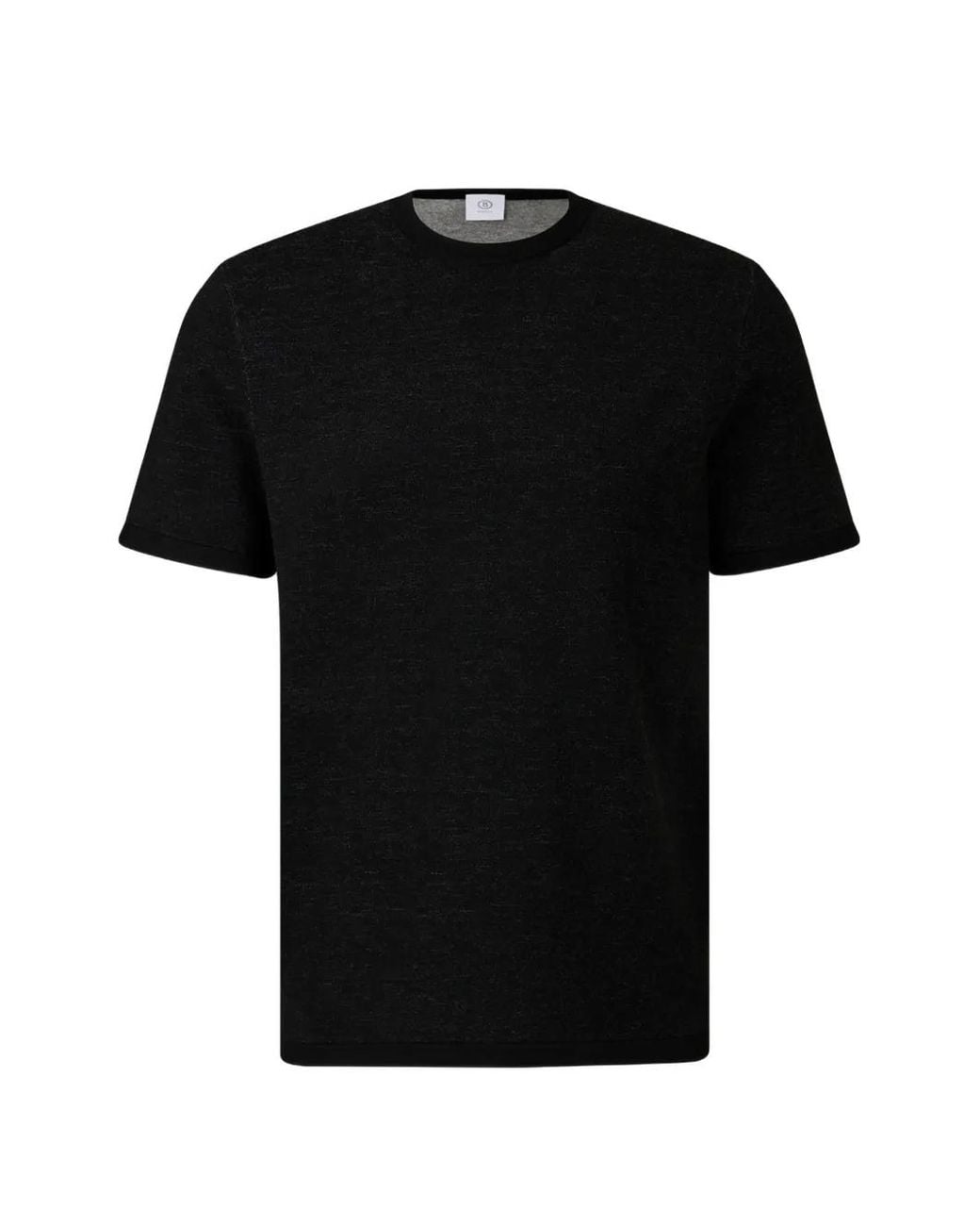 Bogner Black Ohio Knitted T-Shirt for men